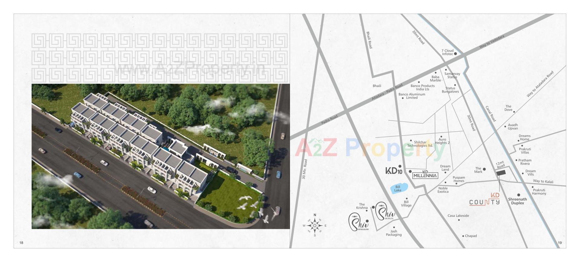  of real estate project Kd County located at Bil, Vadodara, Gujarat