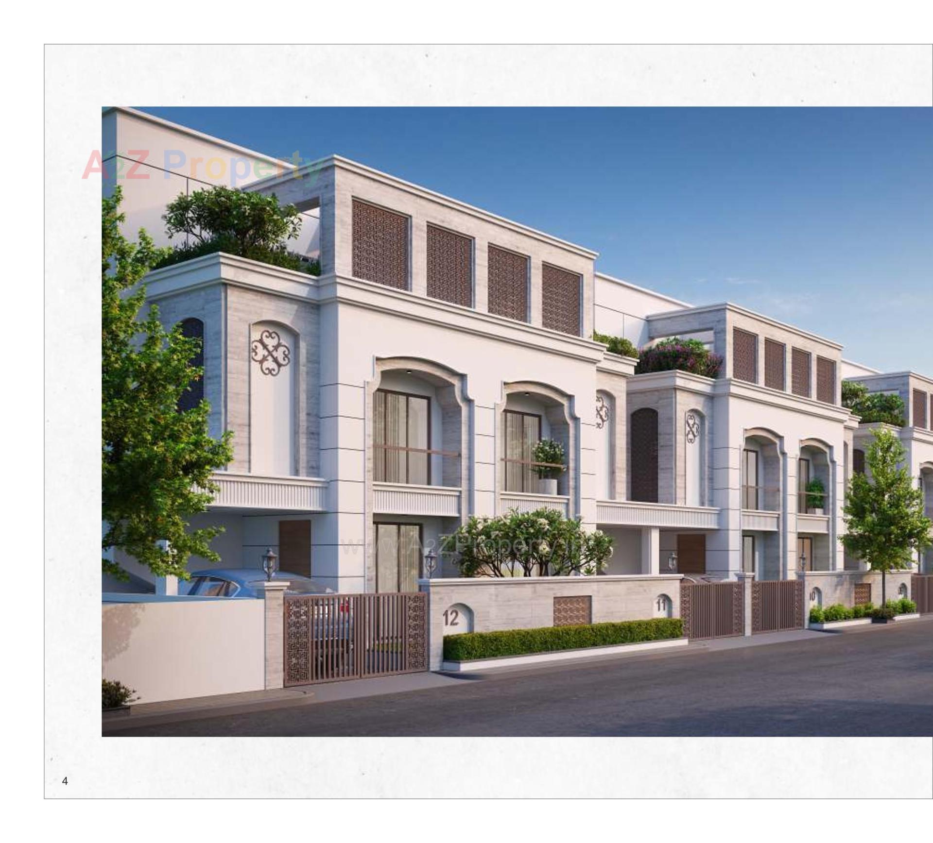 3D Elevation of real estate project Kd County located at Bil, Vadodara, Gujarat