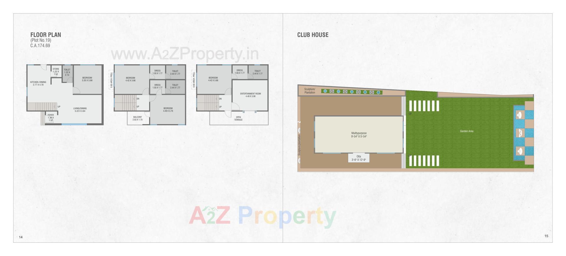 Layout of real estate project Kd County located at Bil, Vadodara, Gujarat