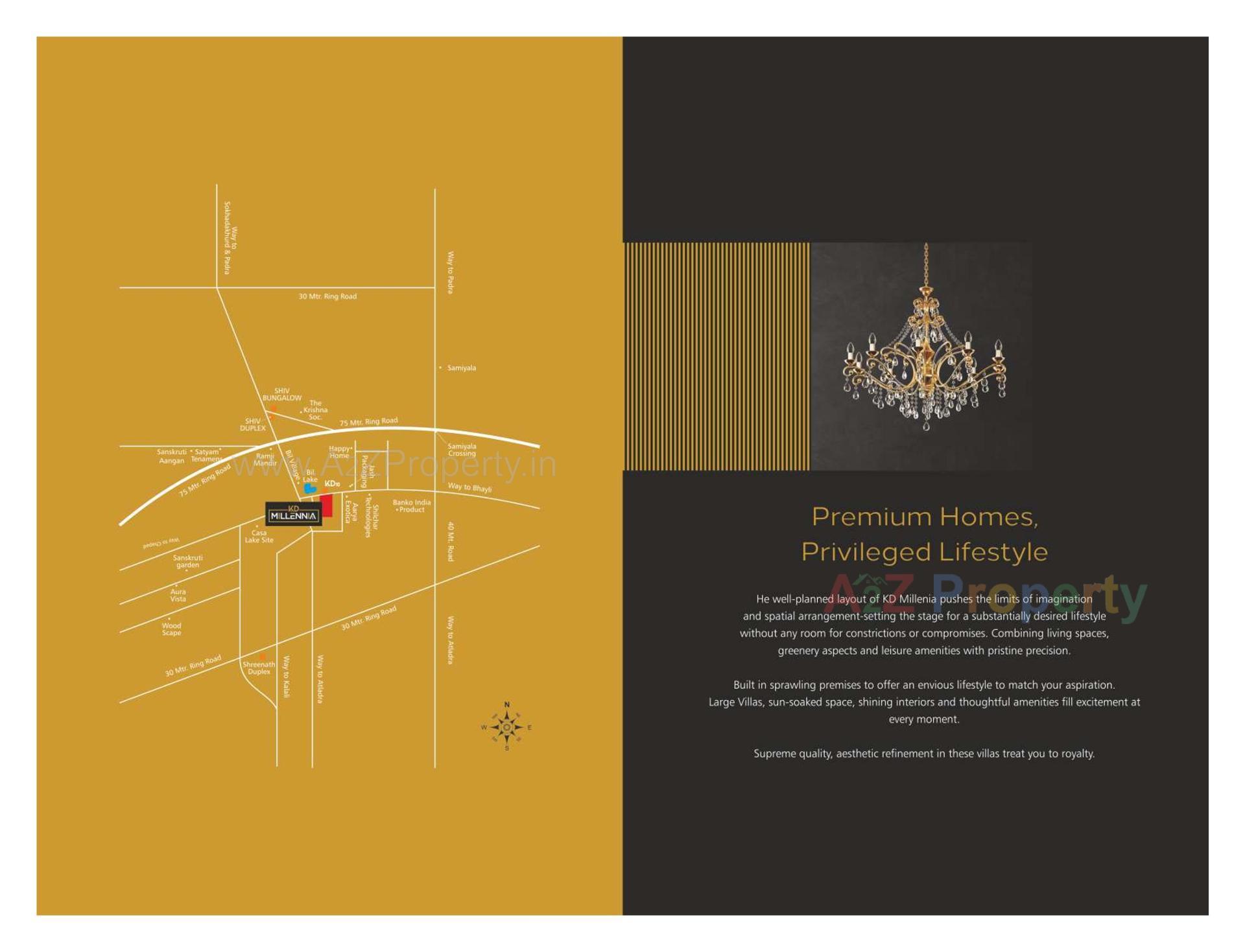  of real estate project Kd Millennia located at Bill, Vadodara, Gujarat