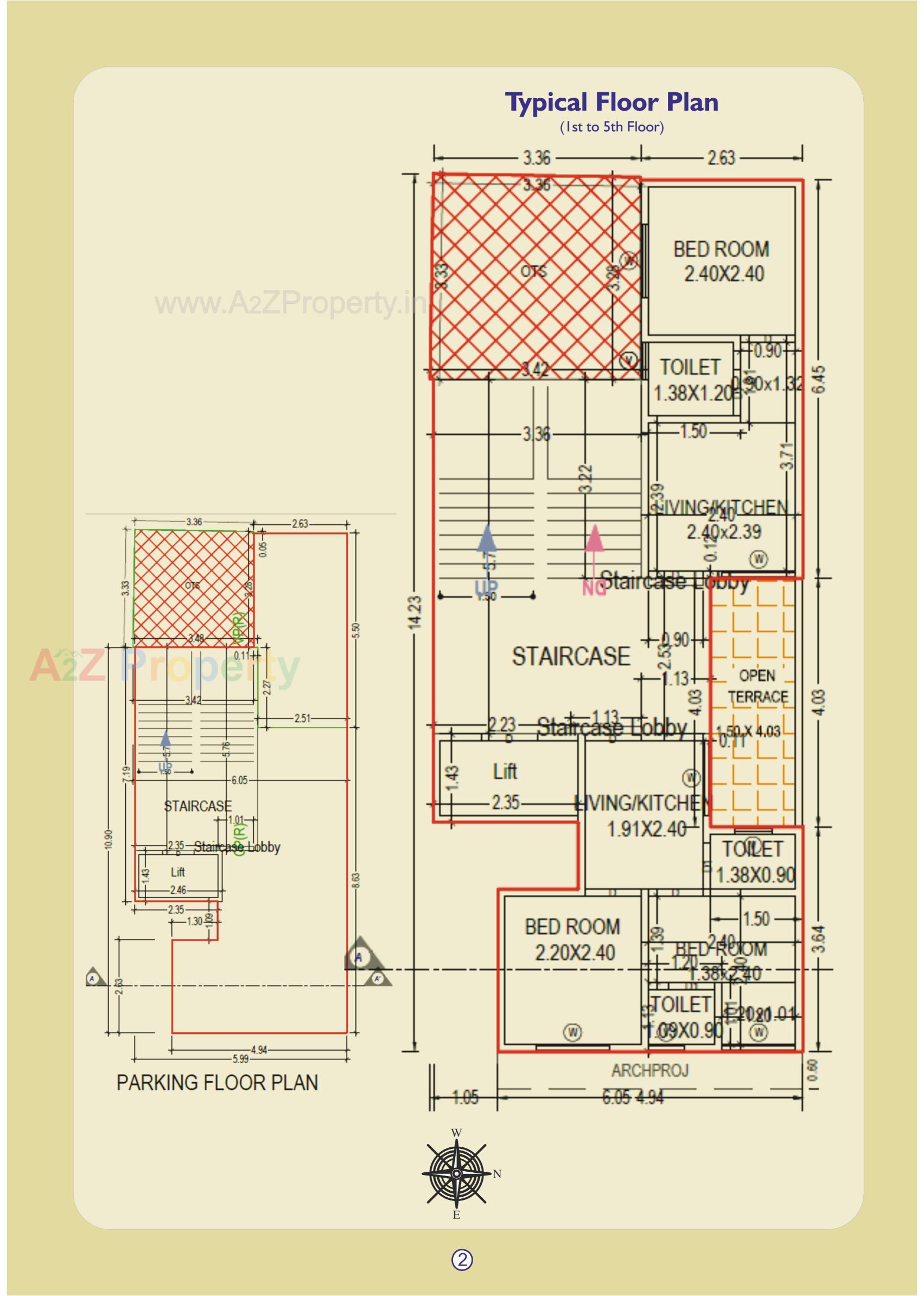 Layout of real estate project Kedarnath Residency located at City, Vadodara, Gujarat