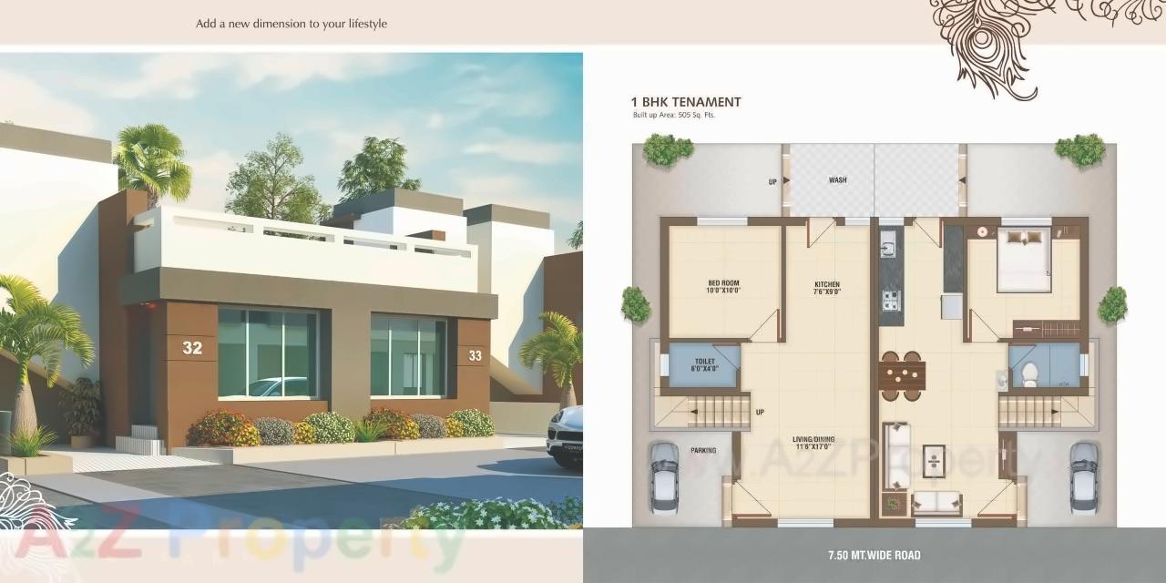 Layout of real estate project Kesar located at Kapurai, Vadodara, Gujarat