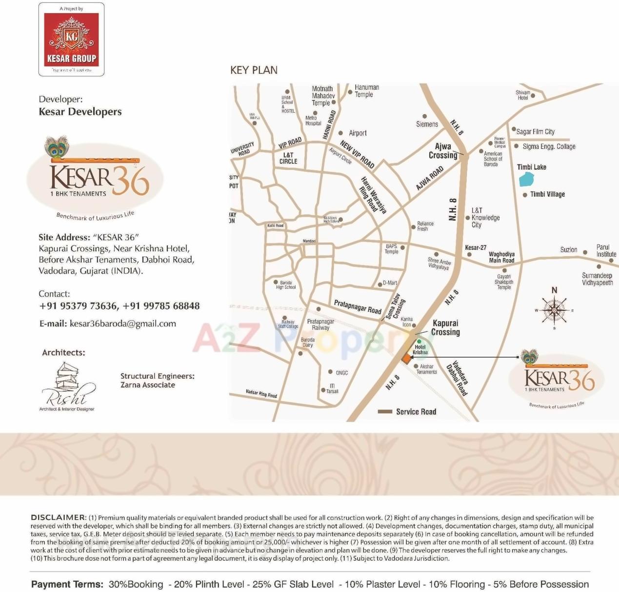  of real estate project Kesar located at Kapurai, Vadodara, Gujarat