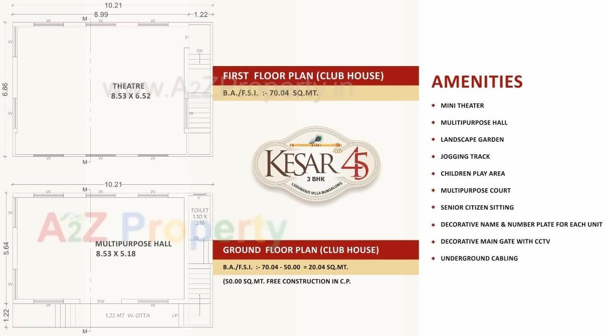  of real estate project Kesar located at Kapurai, Vadodara, Gujarat