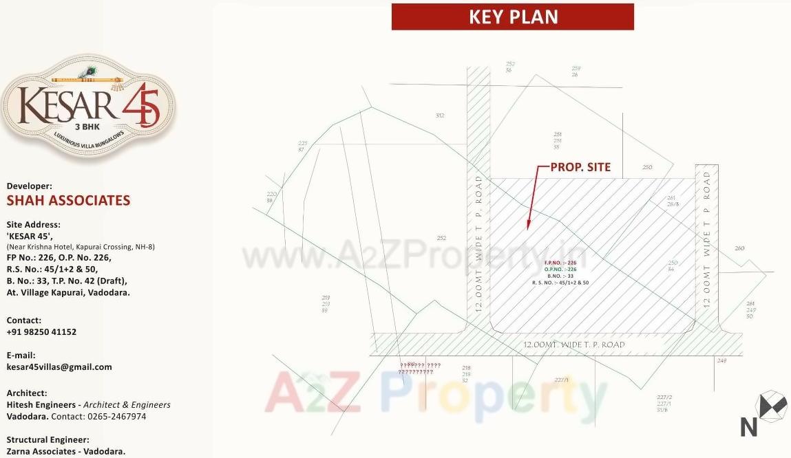  of real estate project Kesar located at Kapurai, Vadodara, Gujarat