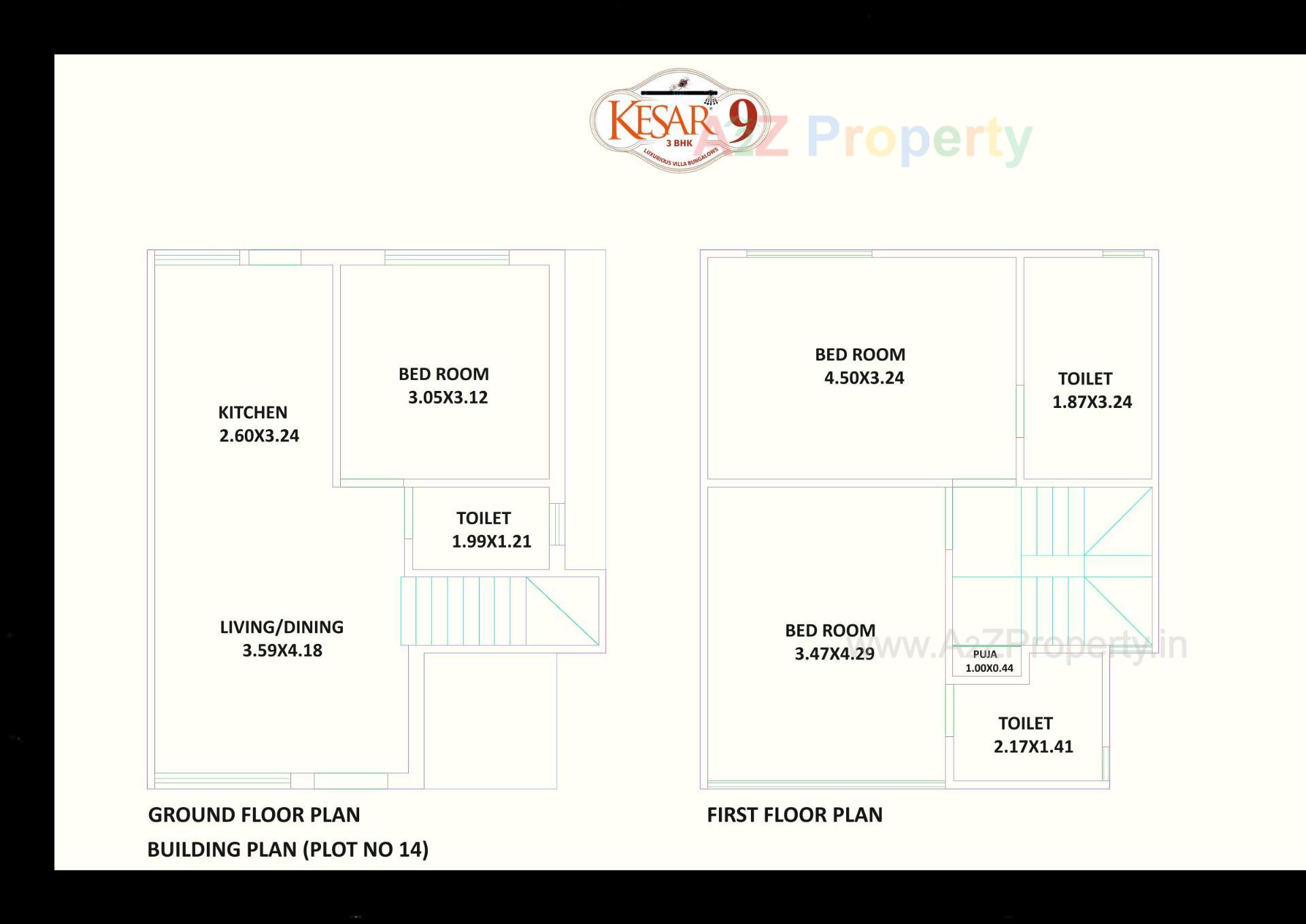Layout of real estate project Kesar located at Kapurai, Vadodara, Gujarat