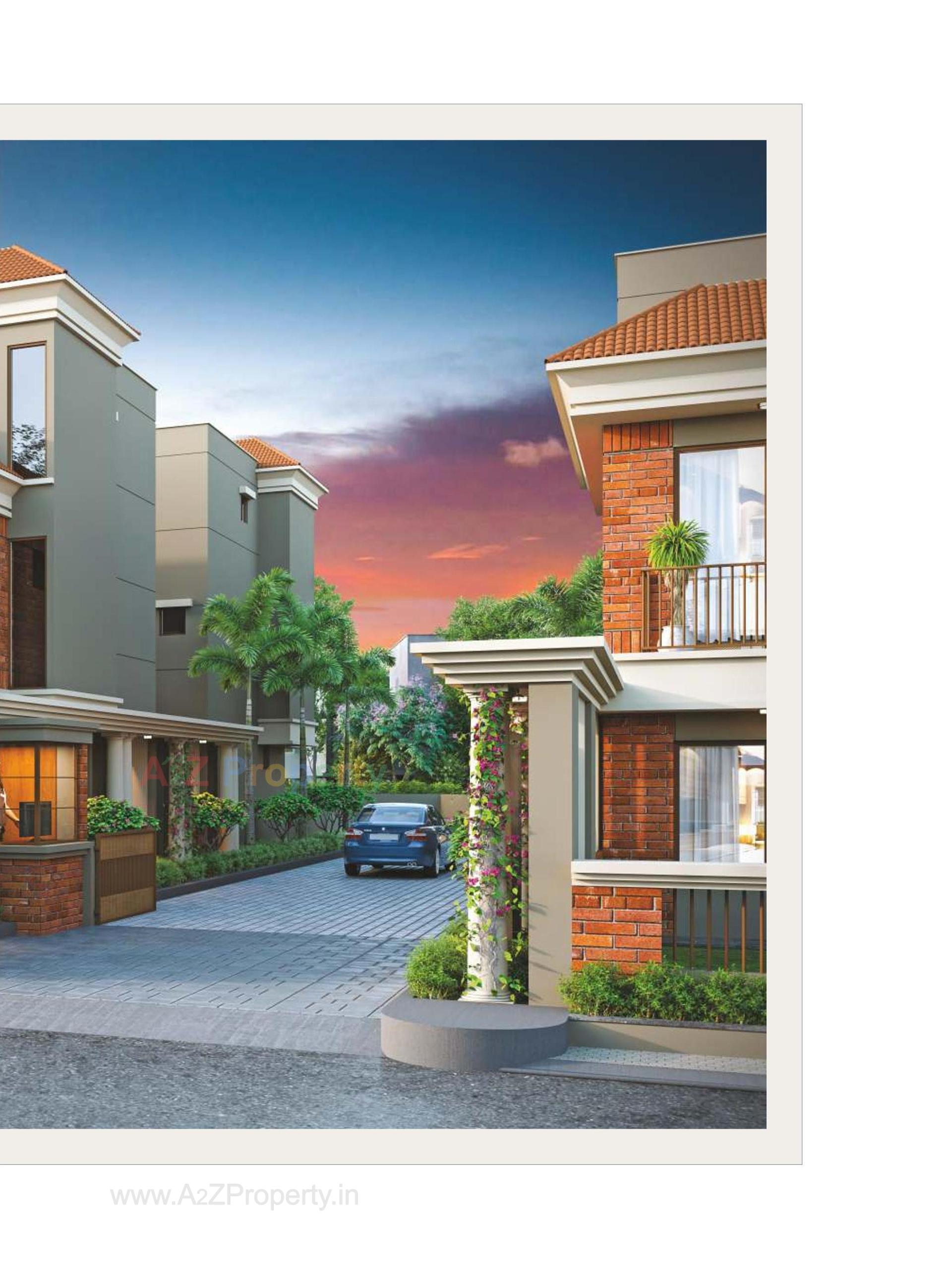 3D Elevation of real estate project Kesar Orion located at Kapurai, Vadodara, Gujarat