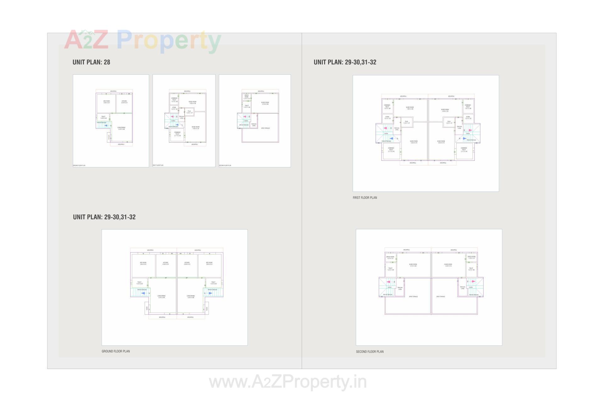 Layout of real estate project Kesar Orion located at Kapurai, Vadodara, Gujarat