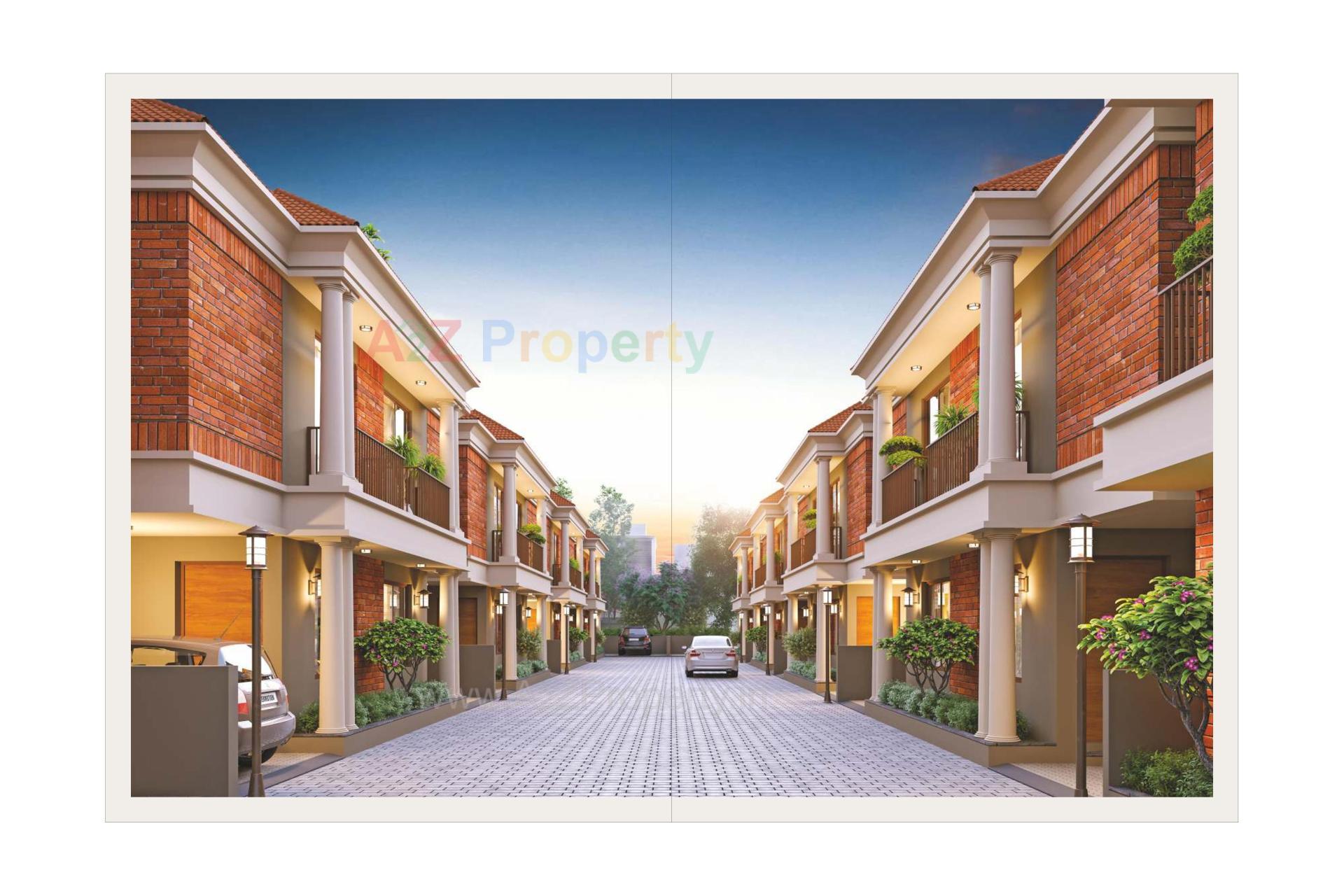 3D Elevation of real estate project Kesar Orion located at Kapurai, Vadodara, Gujarat