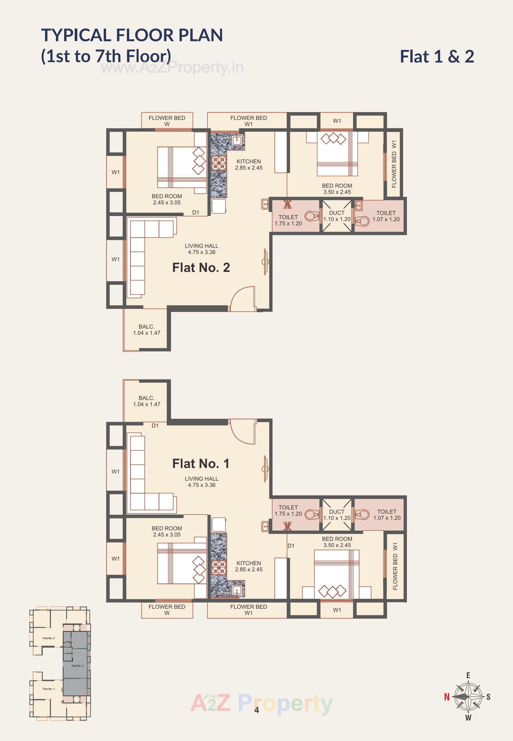 Layout of real estate project Keshav Aura located at Gotri, Vadodara, Gujarat