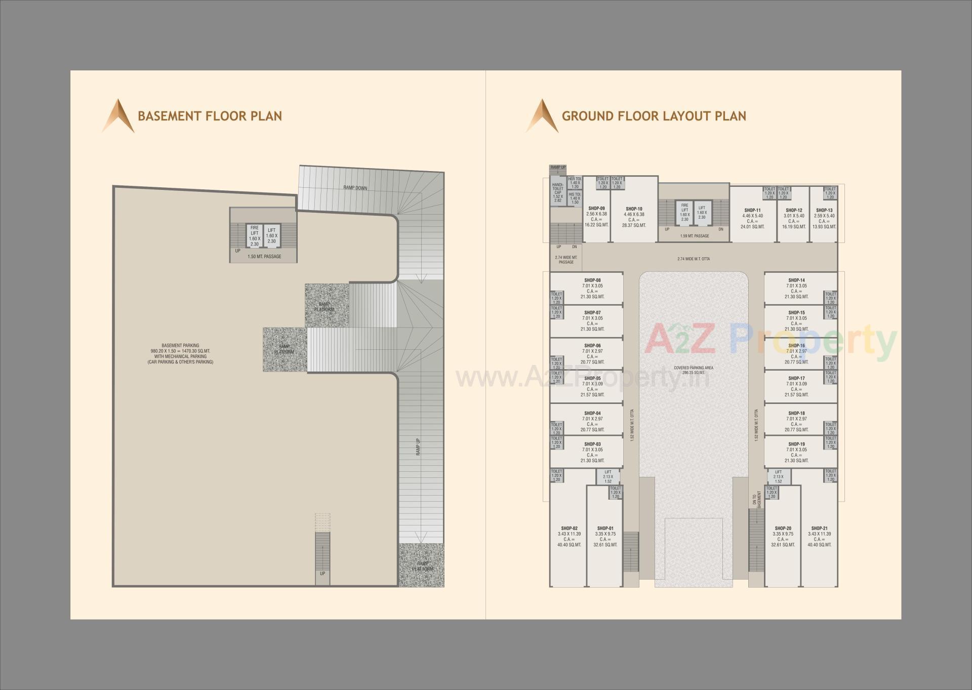 Layout of real estate project Keshav Landmark located at Tarsali, Vadodara, Gujarat
