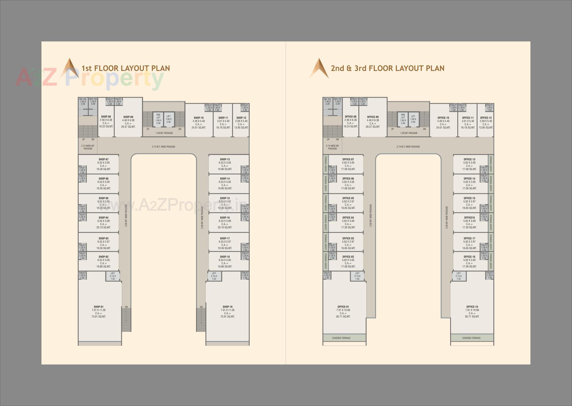 Layout of real estate project Keshav Landmark located at Tarsali, Vadodara, Gujarat