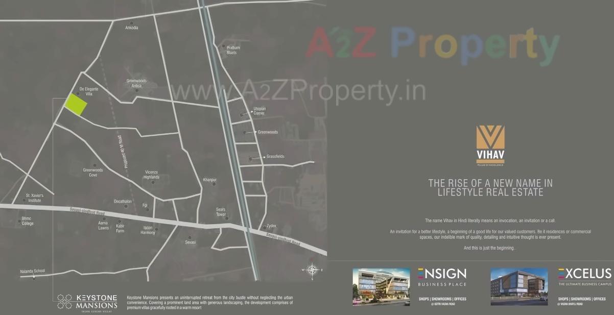  of real estate project Keystone Mansions located at Khanpur, Vadodara, Gujarat