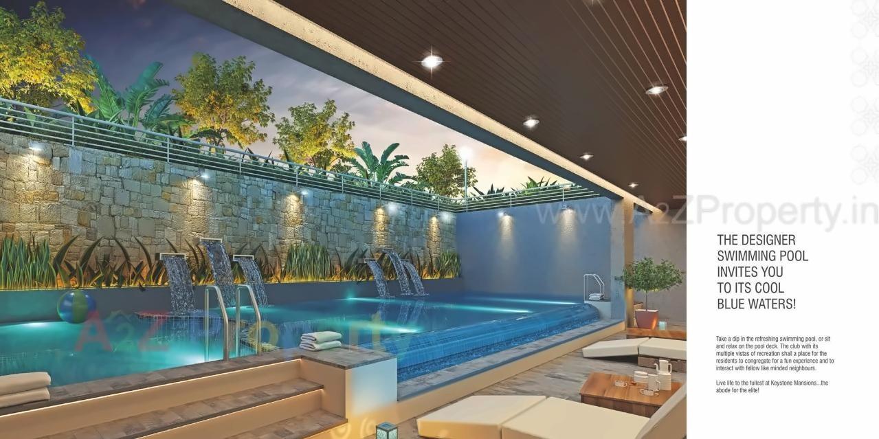 3D Elevation of real estate project Keystone Mansions located at Khanpur, Vadodara, Gujarat