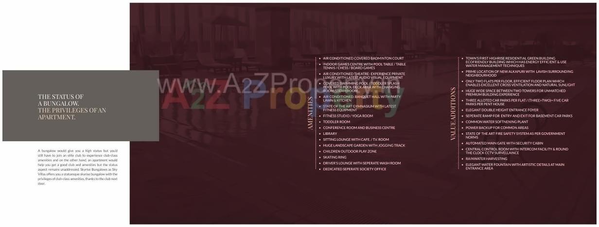  of real estate project Keystone Skyvillas located at Gotri, Vadodara, Gujarat