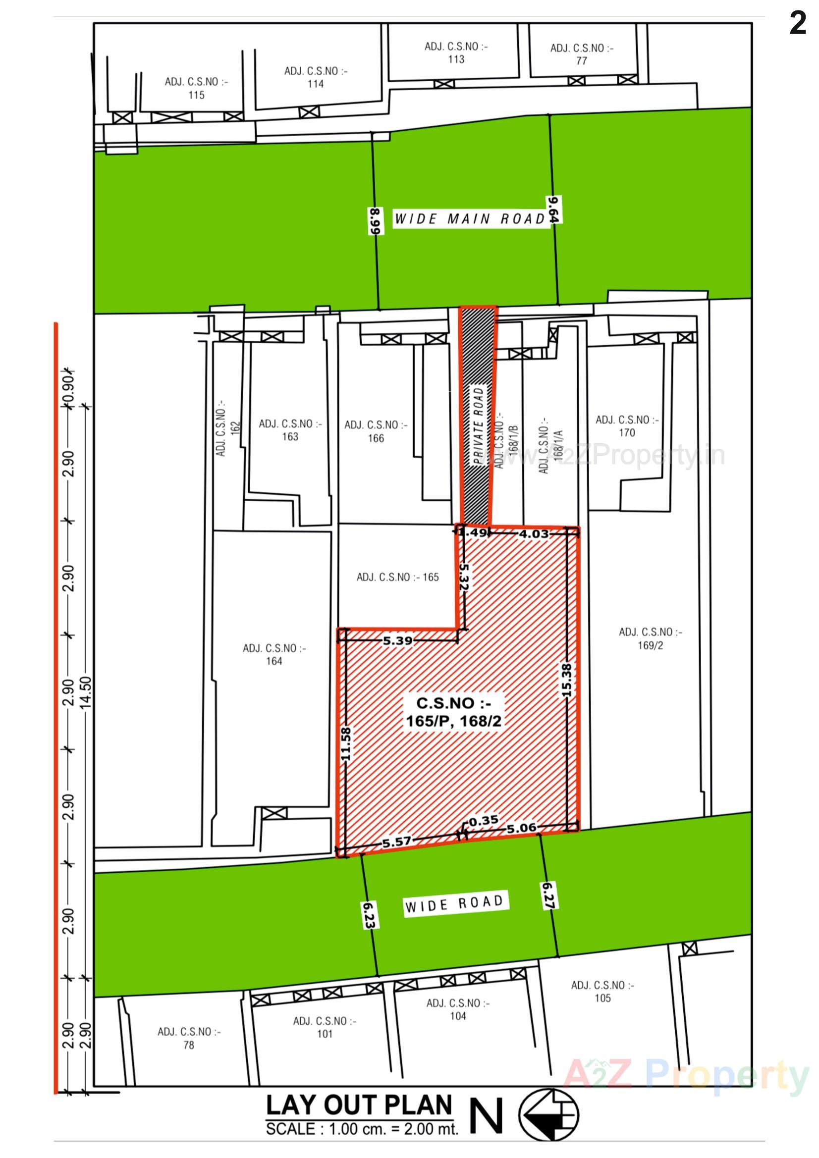 Layout of real estate project Kiaan Residency located at Vadodara, Vadodara, Gujarat