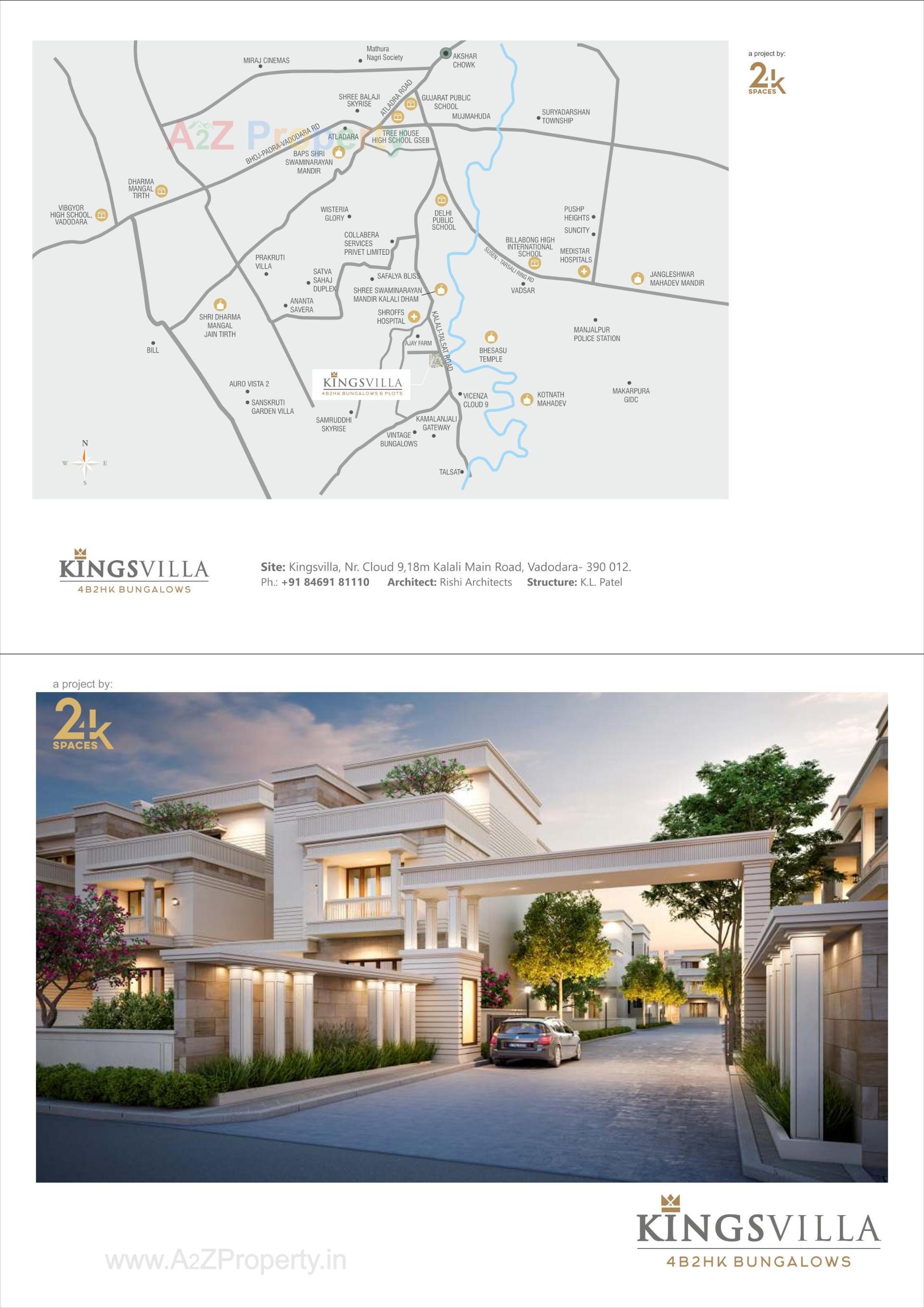  of real estate project Kingsvilla located at Kalali, Vadodara, Gujarat