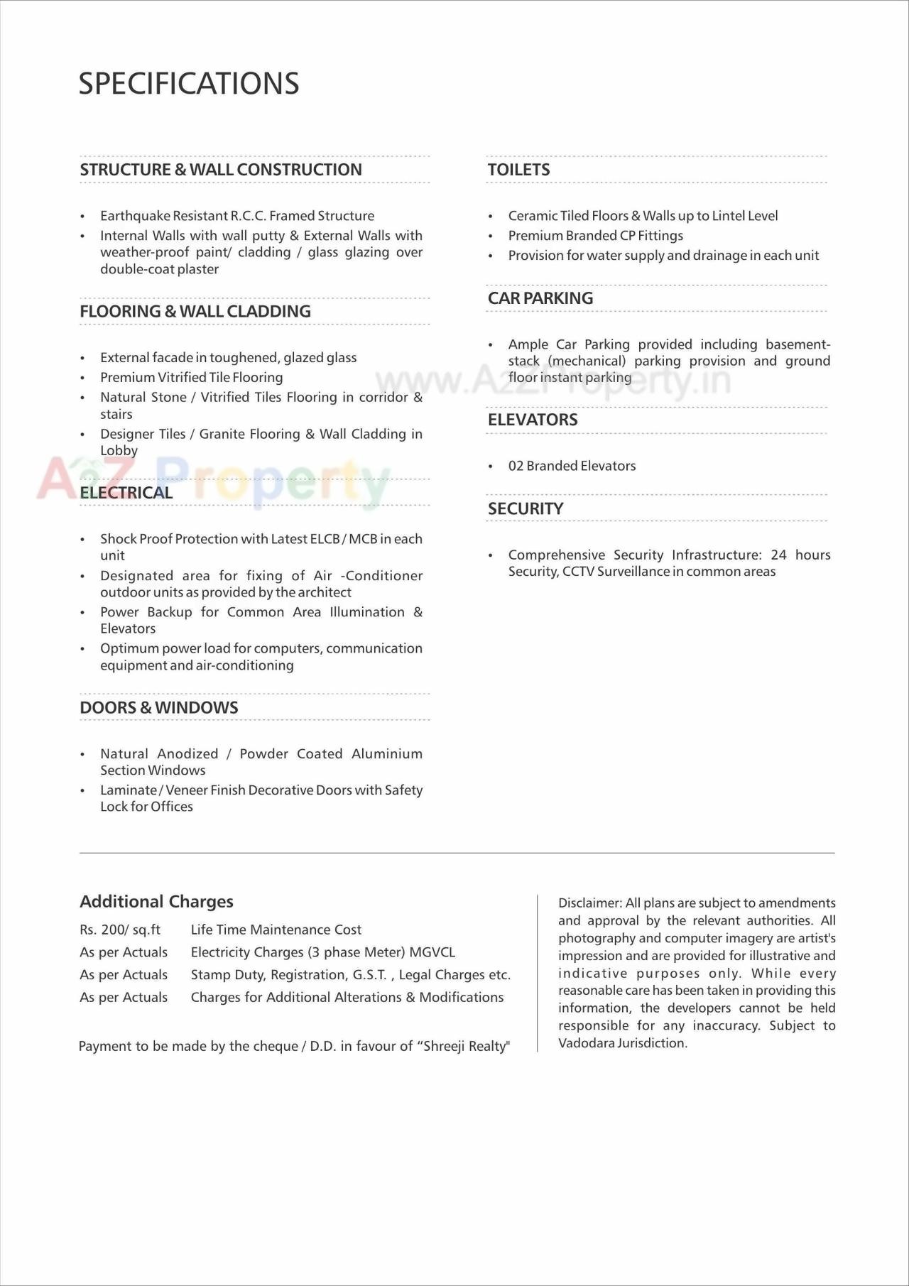 Project Specifications