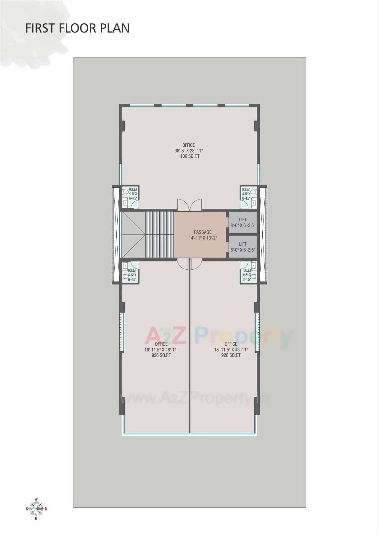 Layout of real estate project Kirti Heights located at Kasba, Vadodara, Gujarat