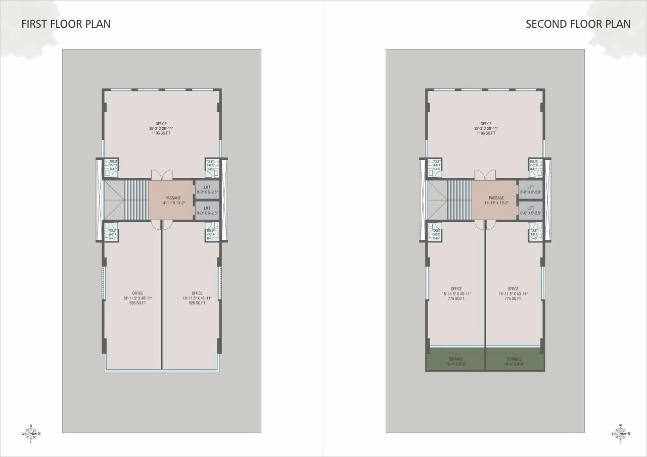 Layout of real estate project Kirti Heights located at Kasba, Vadodara, Gujarat