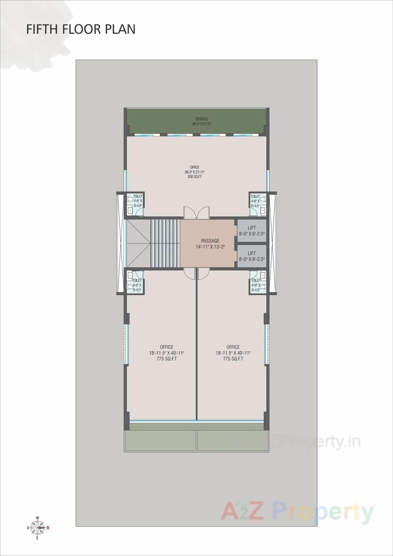 Layout of real estate project Kirti Heights located at Kasba, Vadodara, Gujarat