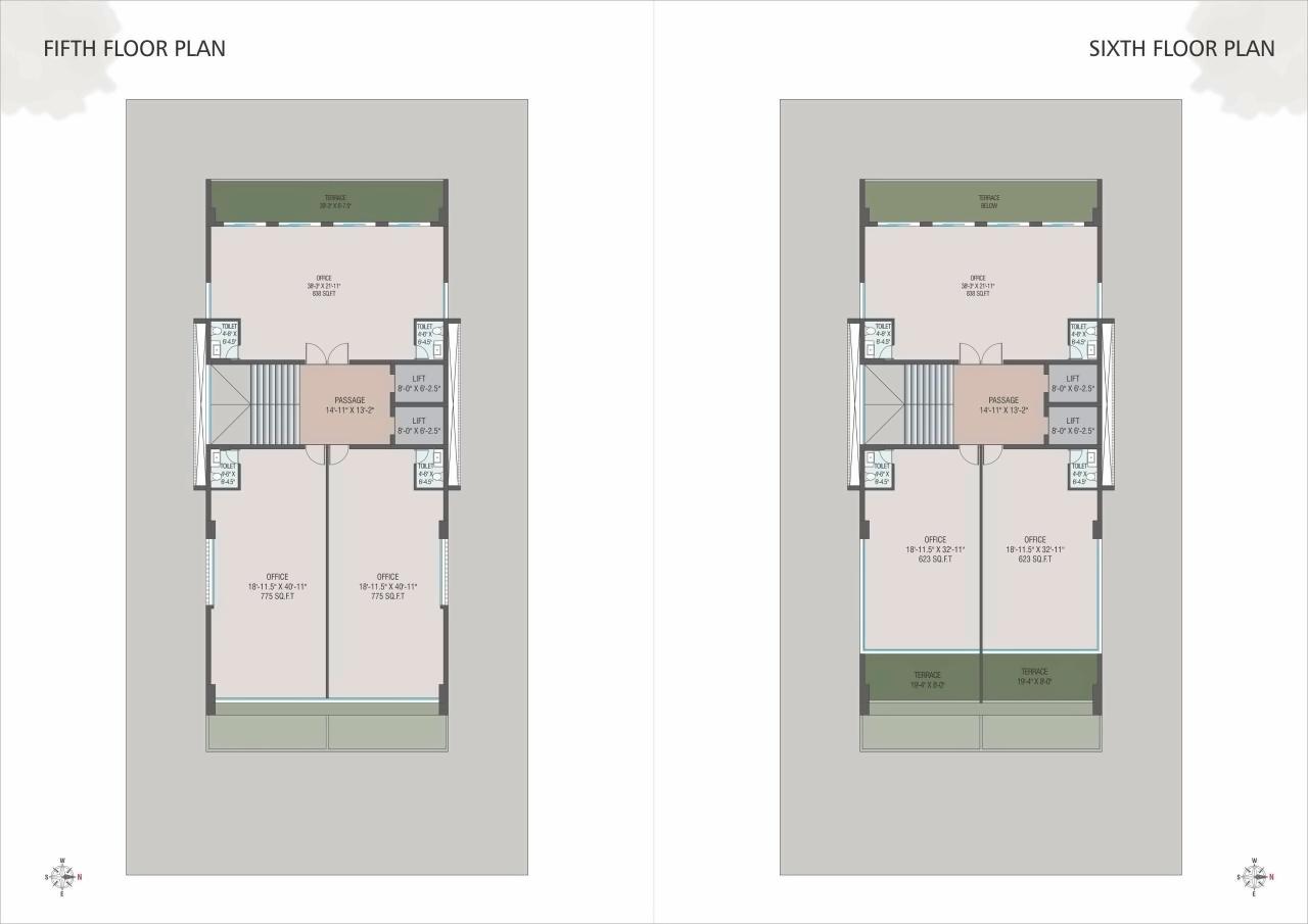 Layout of real estate project Kirti Heights located at Kasba, Vadodara, Gujarat