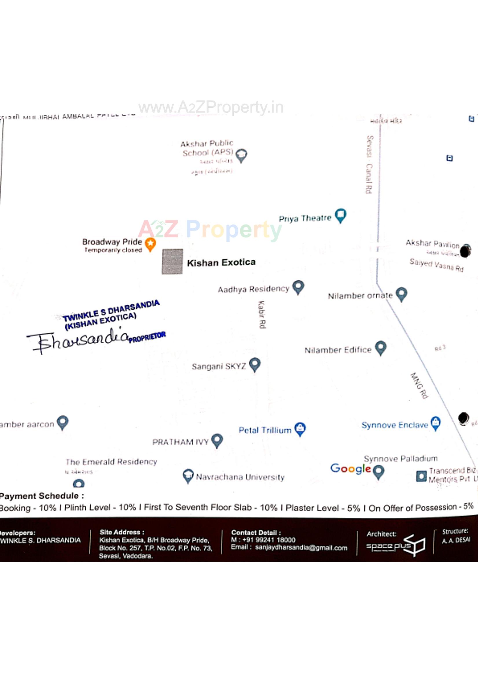  of real estate project Kishan Exotica located at Vadodara, Vadodara, Gujarat