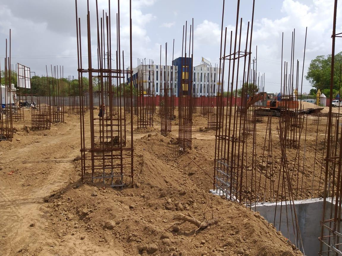 190106_const of real estate project Kishan Icon located at Maneja, Vadodara, Gujarat