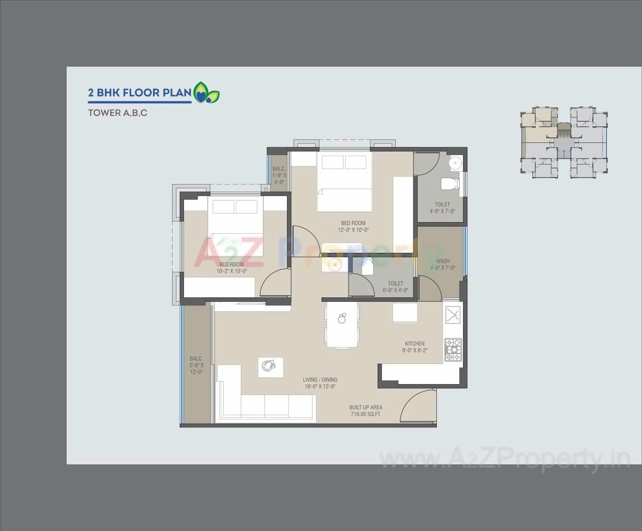 Layout of real estate project Kishan Icon located at Maneja, Vadodara, Gujarat