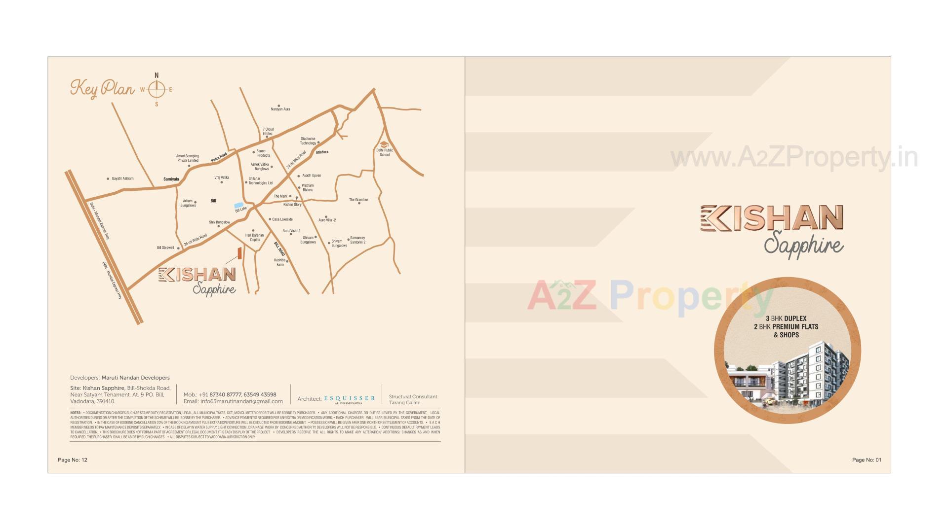  of real estate project Kishan Sapphire located at Bil, Vadodara, Gujarat