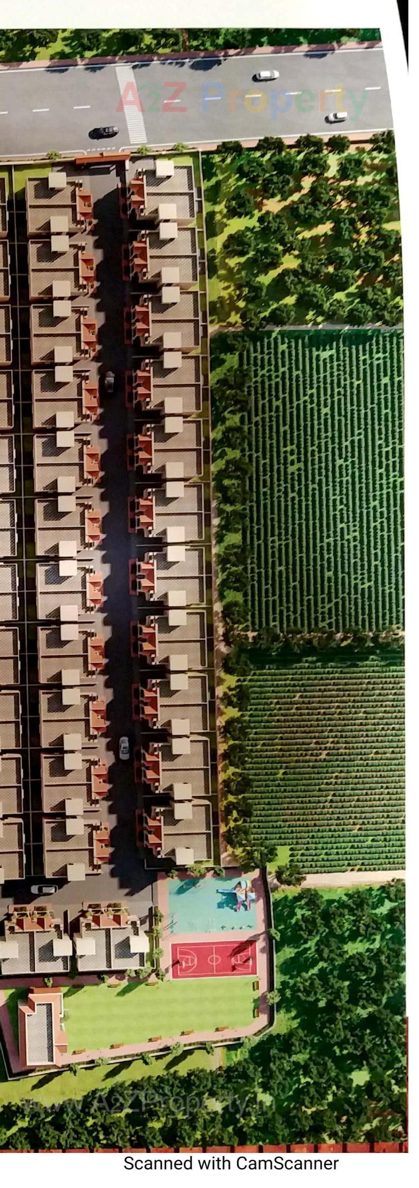 3D Elevation of real estate project Kishan Signature located at Kalali, Vadodara, Gujarat