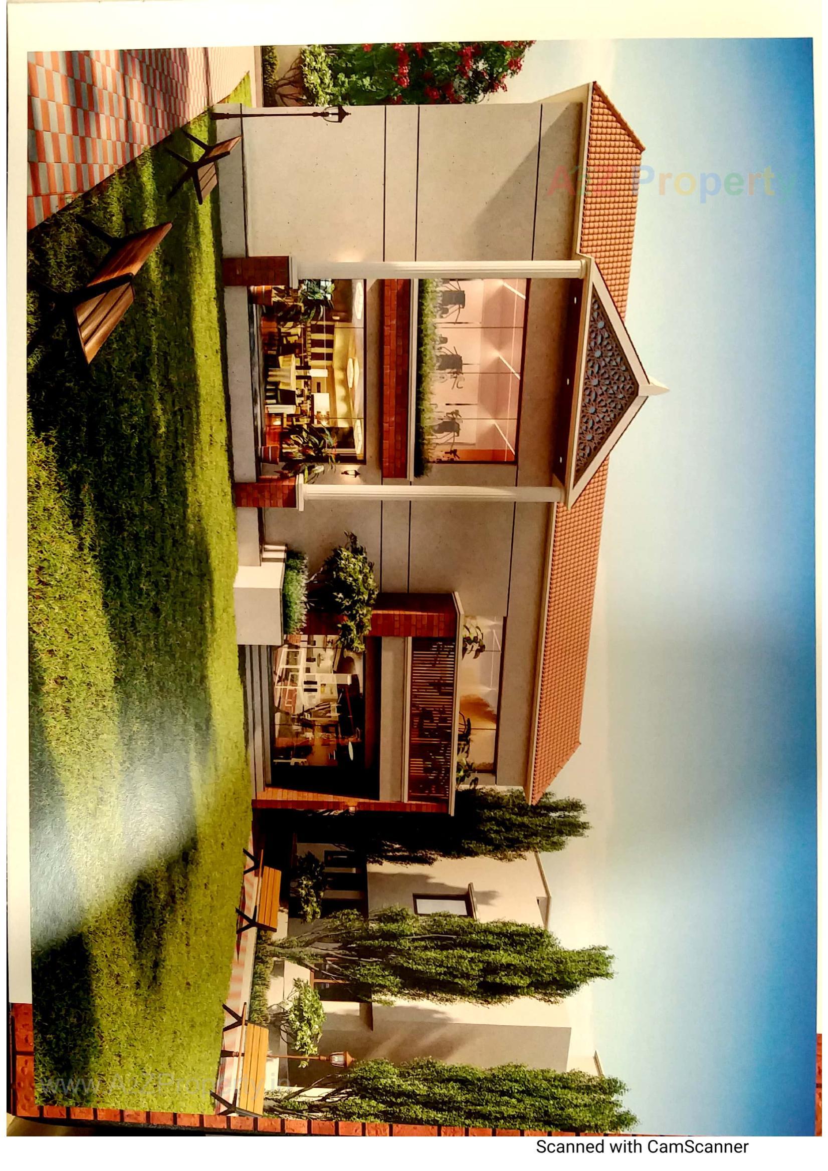 3D Elevation of real estate project Kishan Signature located at Kalali, Vadodara, Gujarat