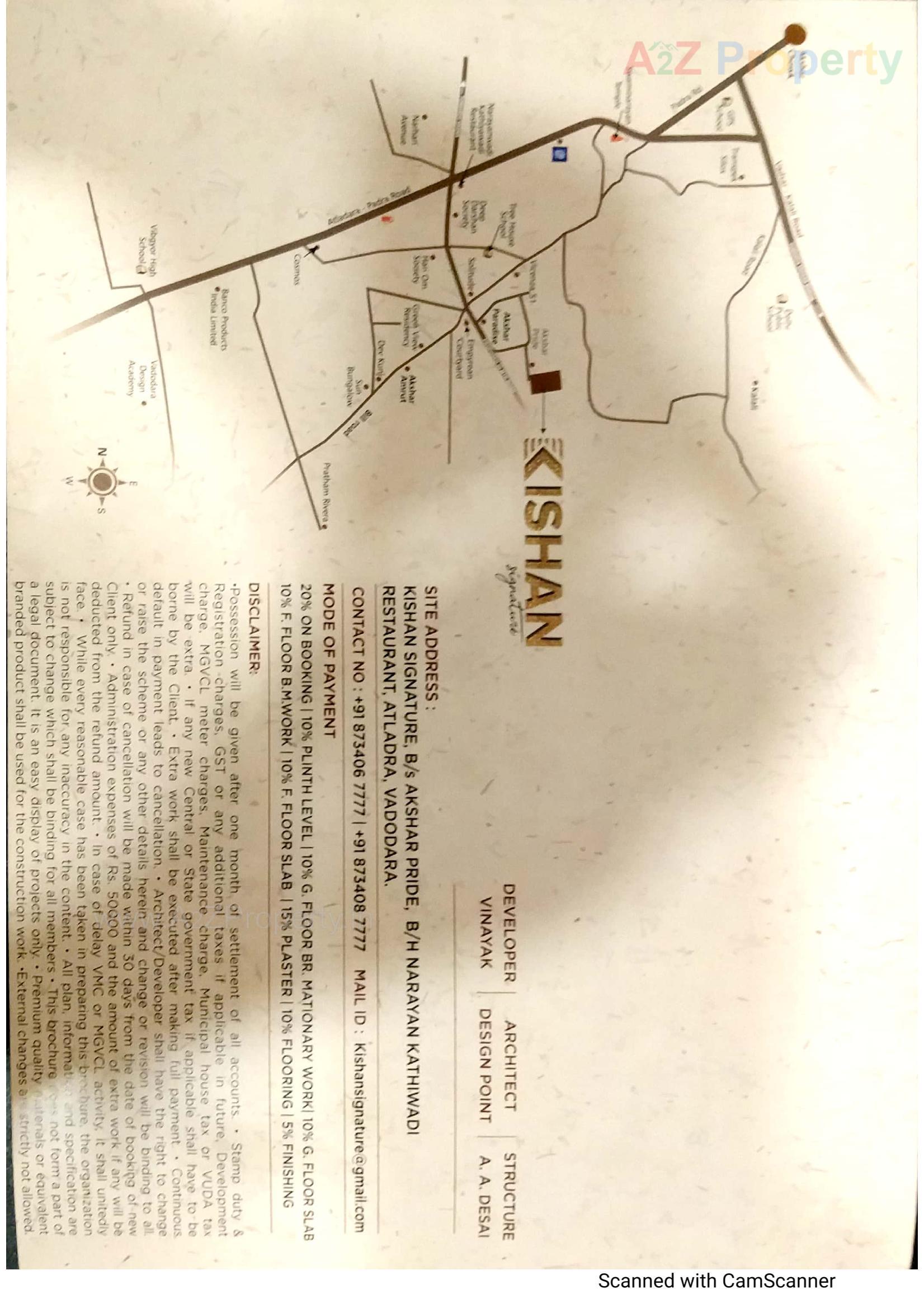  of real estate project Kishan Signature located at Kalali, Vadodara, Gujarat