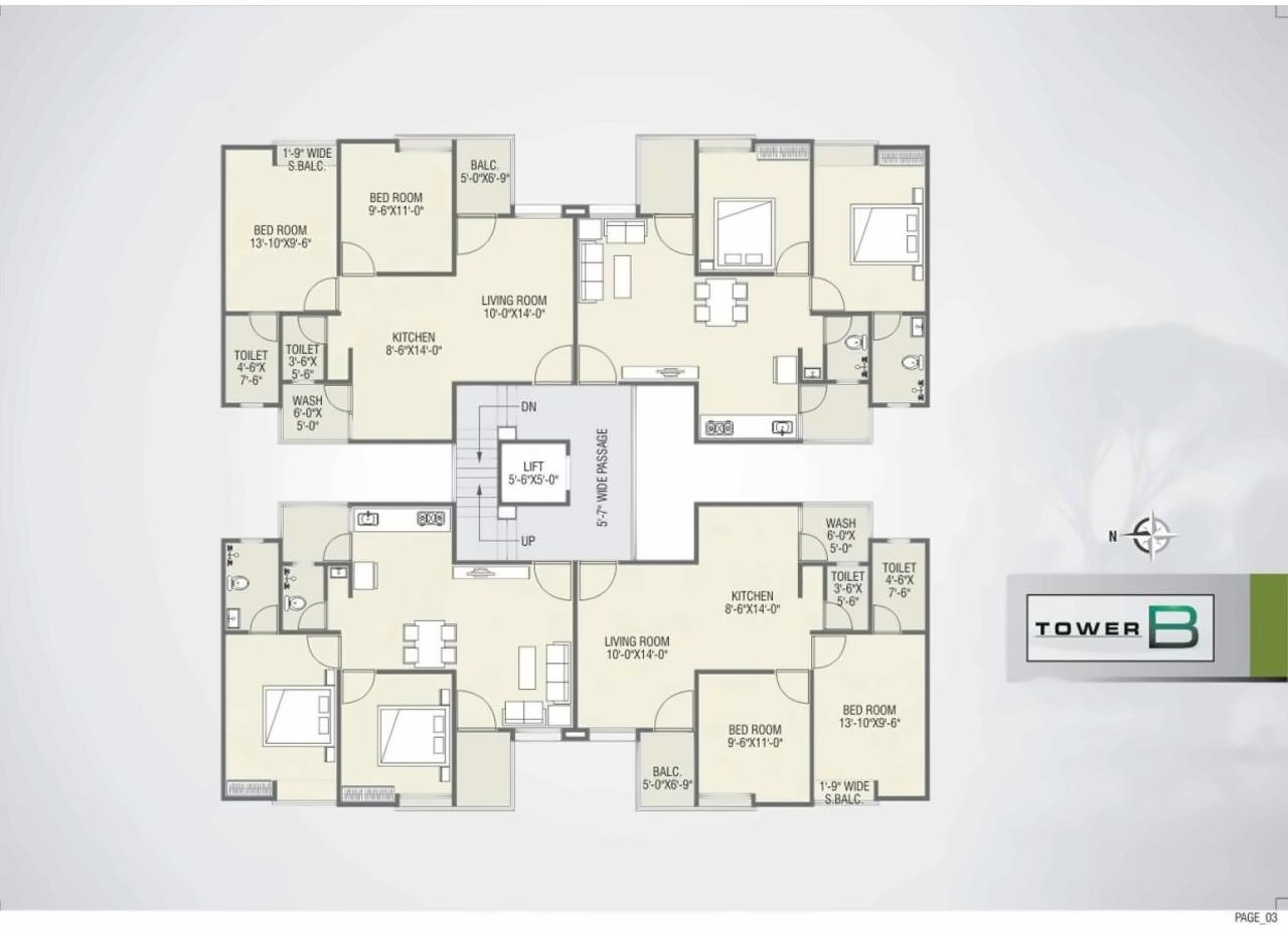Layout of real estate project Krishil Avenue located at Bhayli, Vadodara, Gujarat