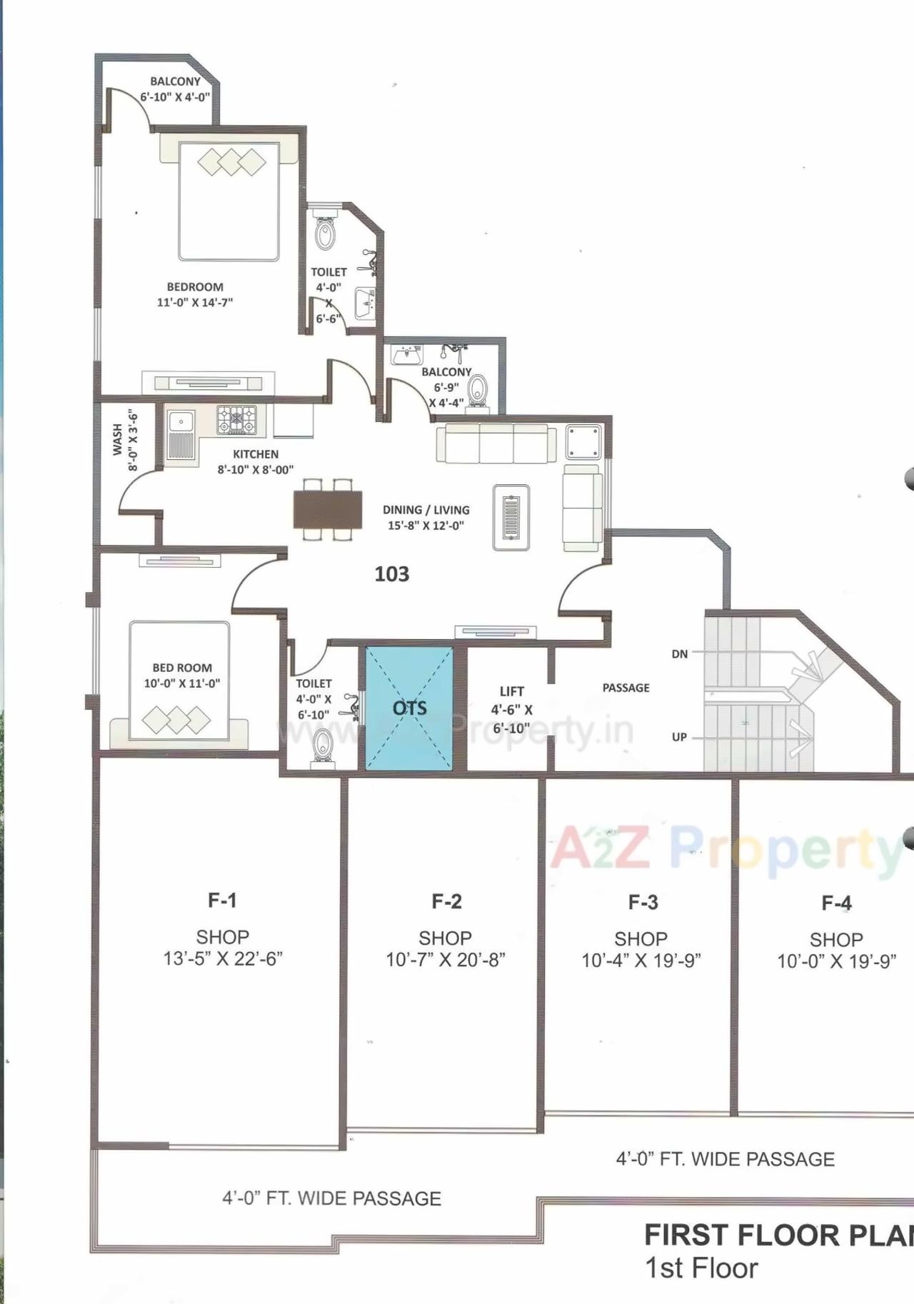 Layout of real estate project Krishna Avenue located at Makarpura, Vadodara, Gujarat