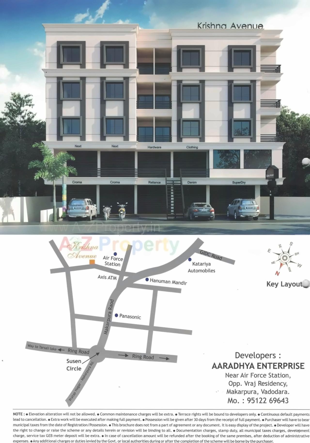  of real estate project Krishna Avenue located at Makarpura, Vadodara, Gujarat