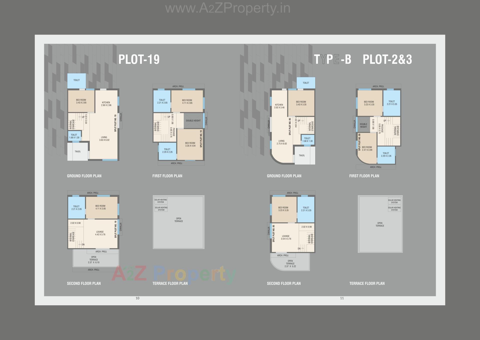 Layout of real estate project Krishna Darshan Niwas located at Ankhol, Vadodara, Gujarat