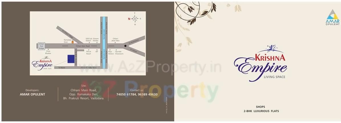  of real estate project Krishna Empire located at Chhani, Vadodara, Gujarat