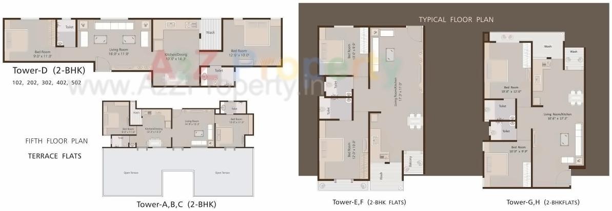 Layout of real estate project Krishna Empire located at Chhani, Vadodara, Gujarat