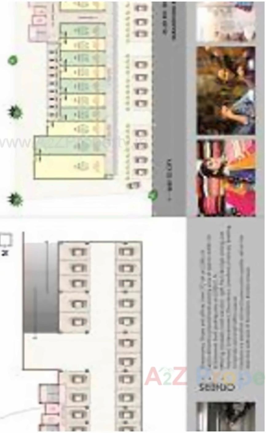Layout of real estate project Krishna Gold located at Makarpura, Vadodara, Gujarat