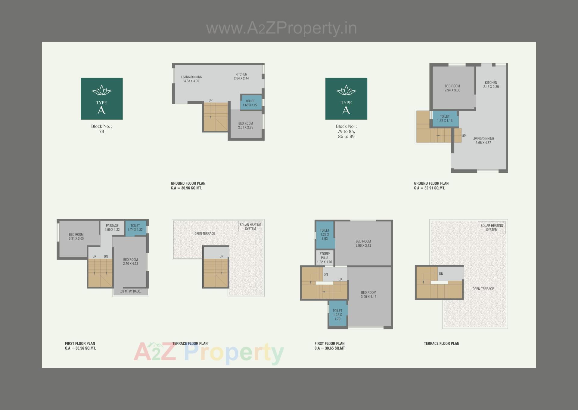 Layout of real estate project Krishna Narayan Home located at Ajod, Vadodara, Gujarat
