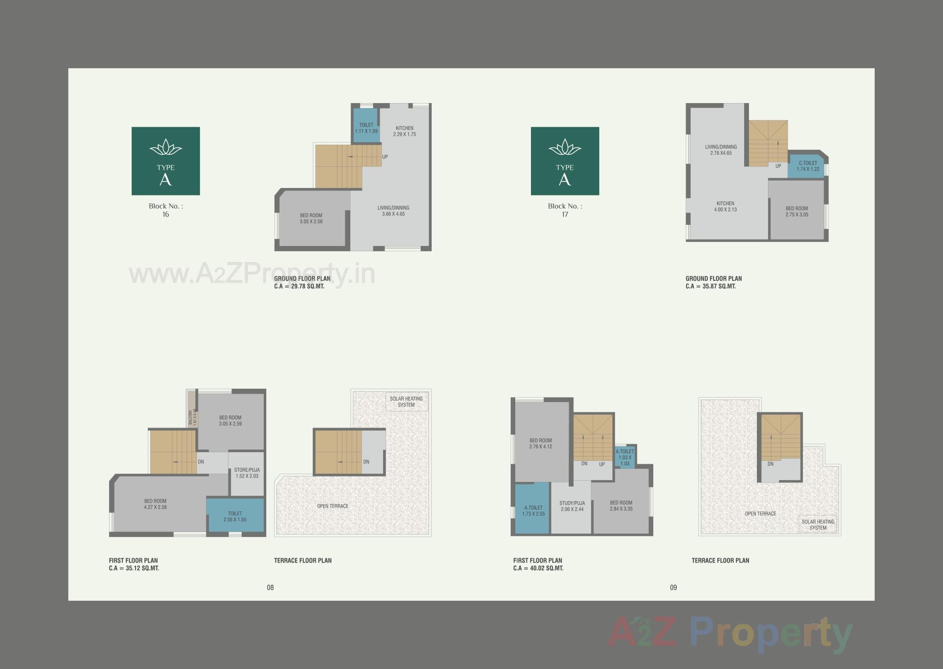 Layout of real estate project Krishna Narayan Home located at Ajod, Vadodara, Gujarat