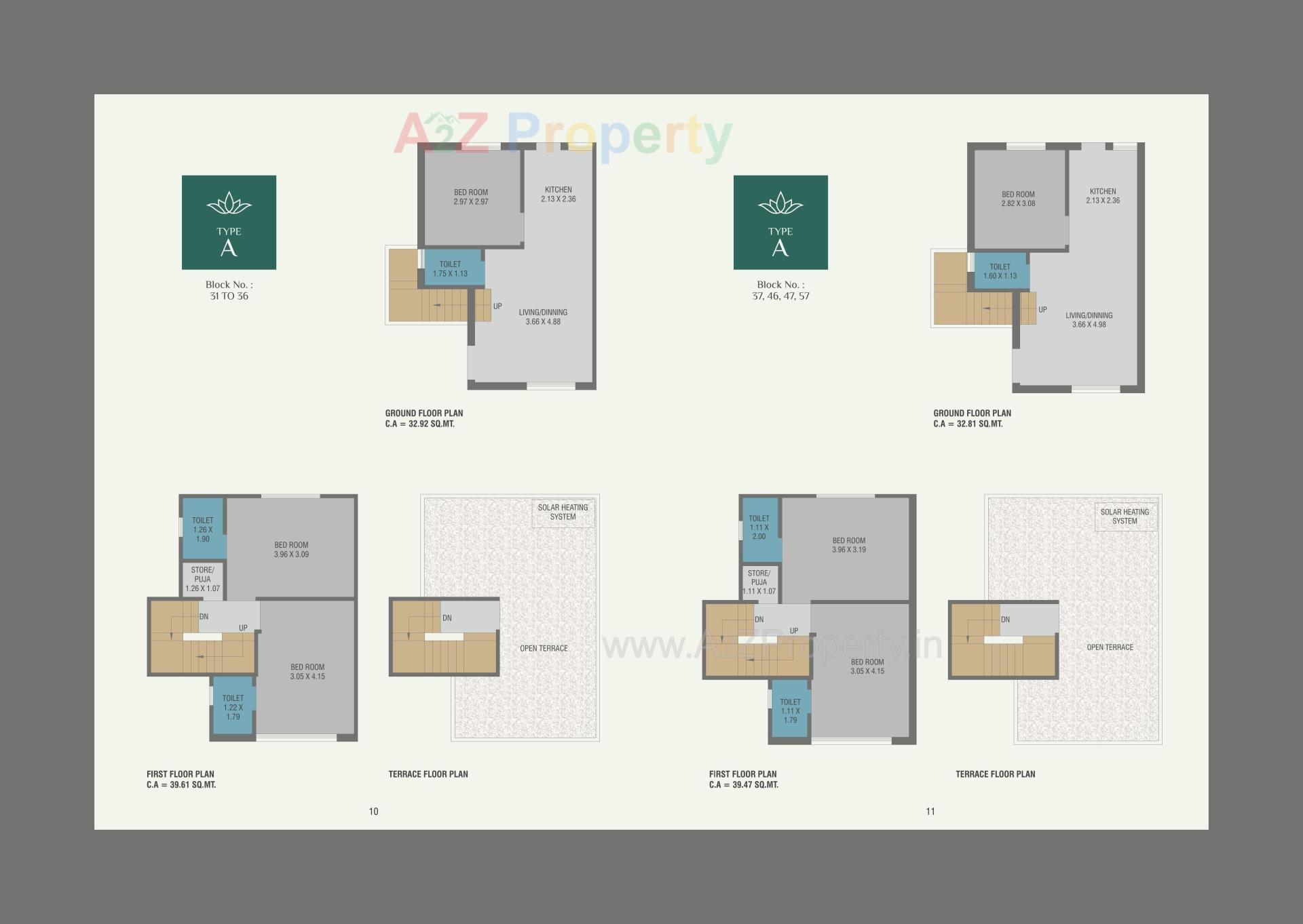 Layout of real estate project Krishna Narayan Home located at Ajod, Vadodara, Gujarat