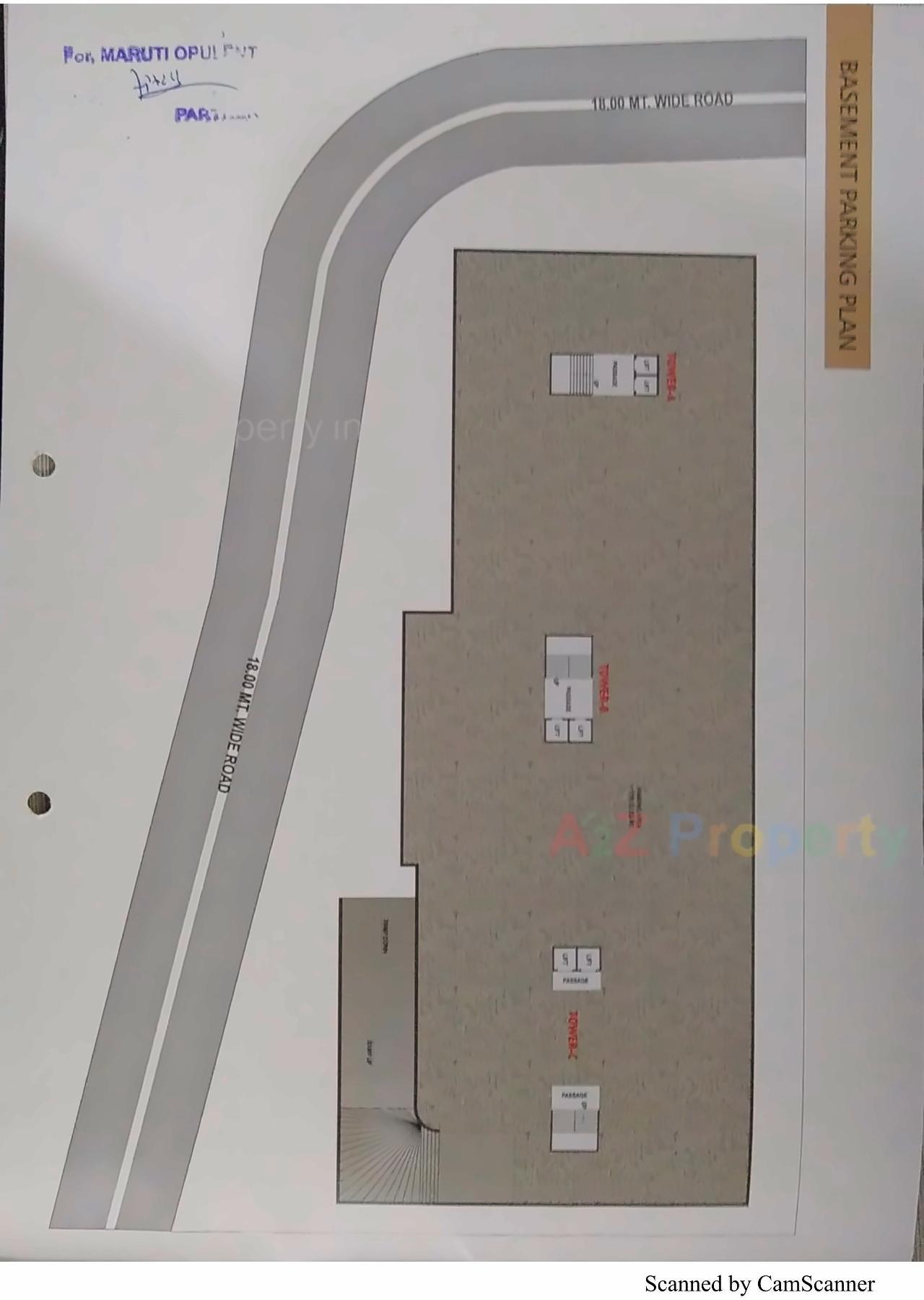 Layout of real estate project Krishna Planet located at Chhani, Vadodara, Gujarat