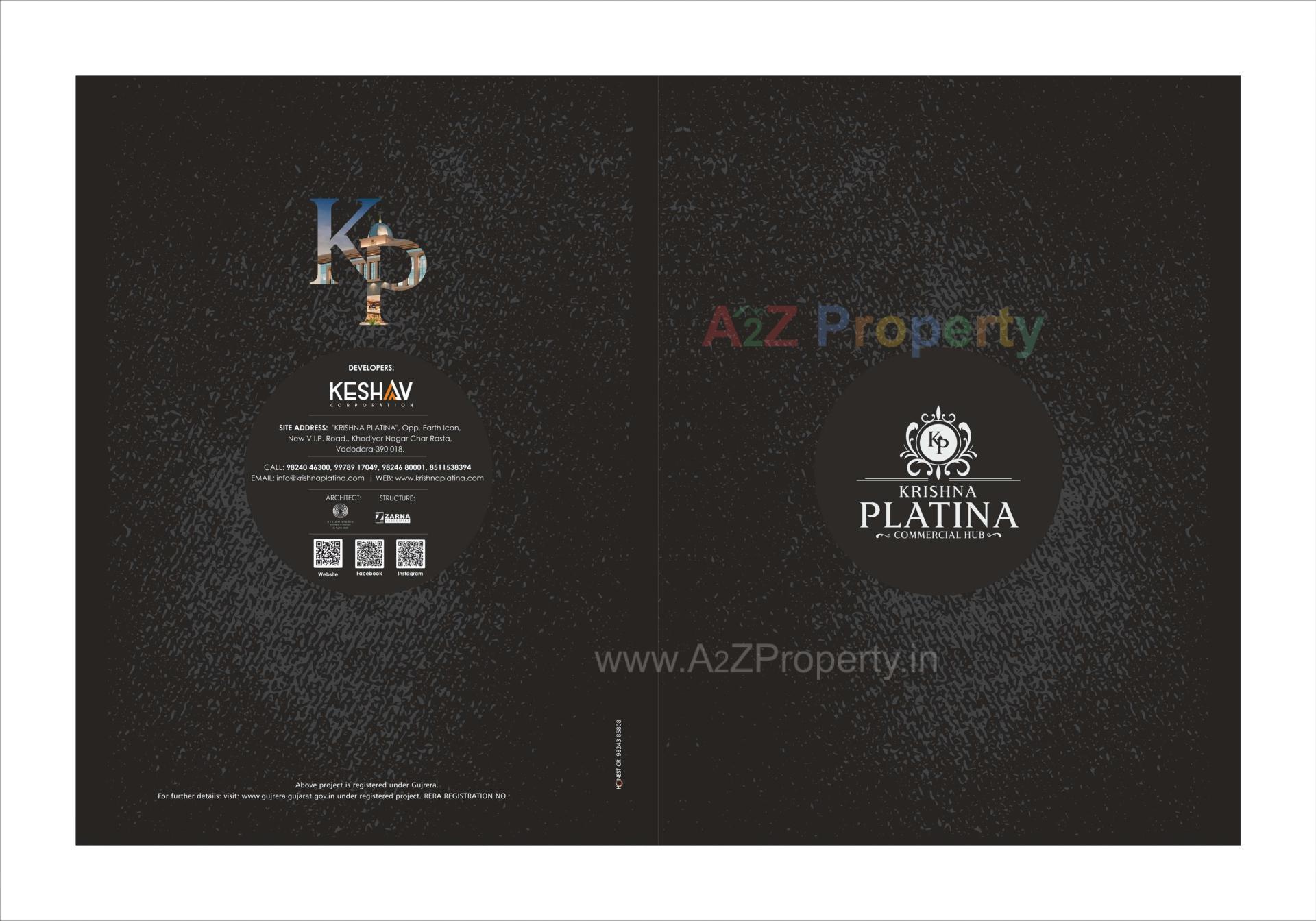  of real estate project Krishna Platina located at Savad, Vadodara, Gujarat