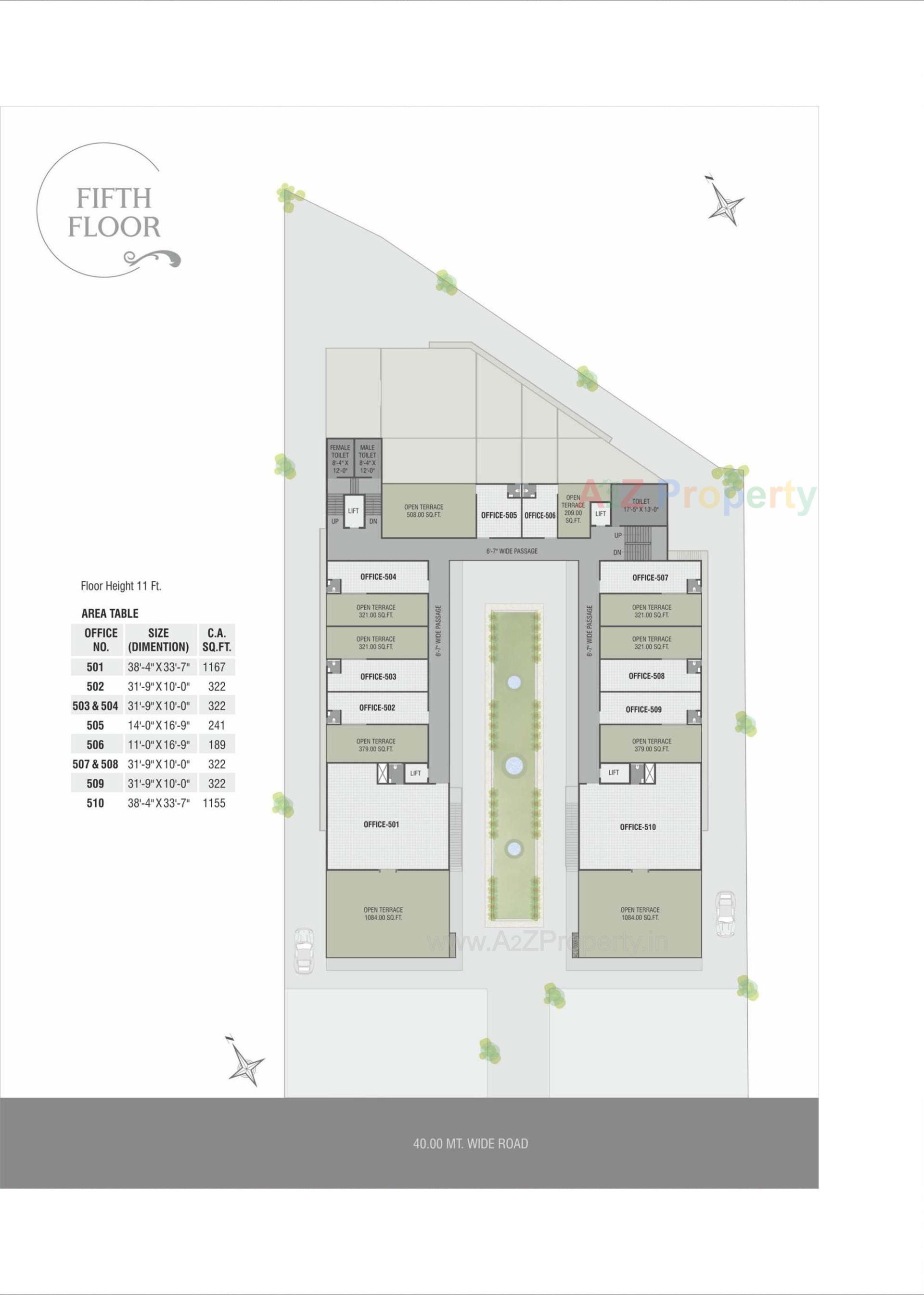 Layout of real estate project Krishna Platina located at Savad, Vadodara, Gujarat