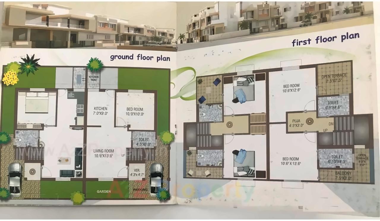 Layout of real estate project Krishna Residency located at Padra, Vadodara, Gujarat