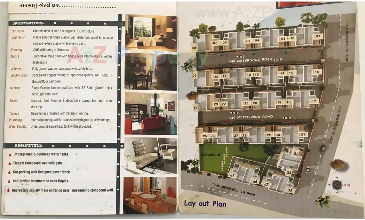  of real estate project Krishna Residency located at Padra, Vadodara, Gujarat