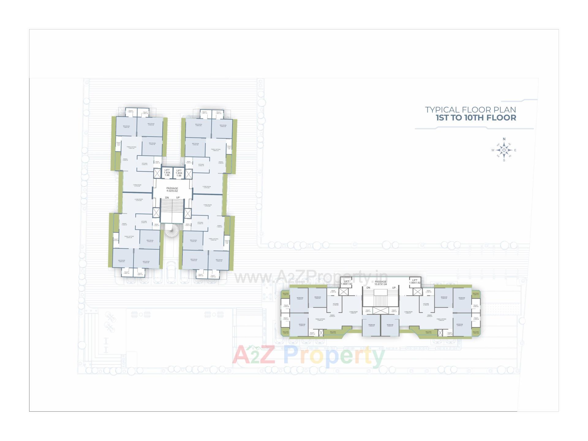 Layout of real estate project Krishna Skyvillas located at Harni, Vadodara, Gujarat