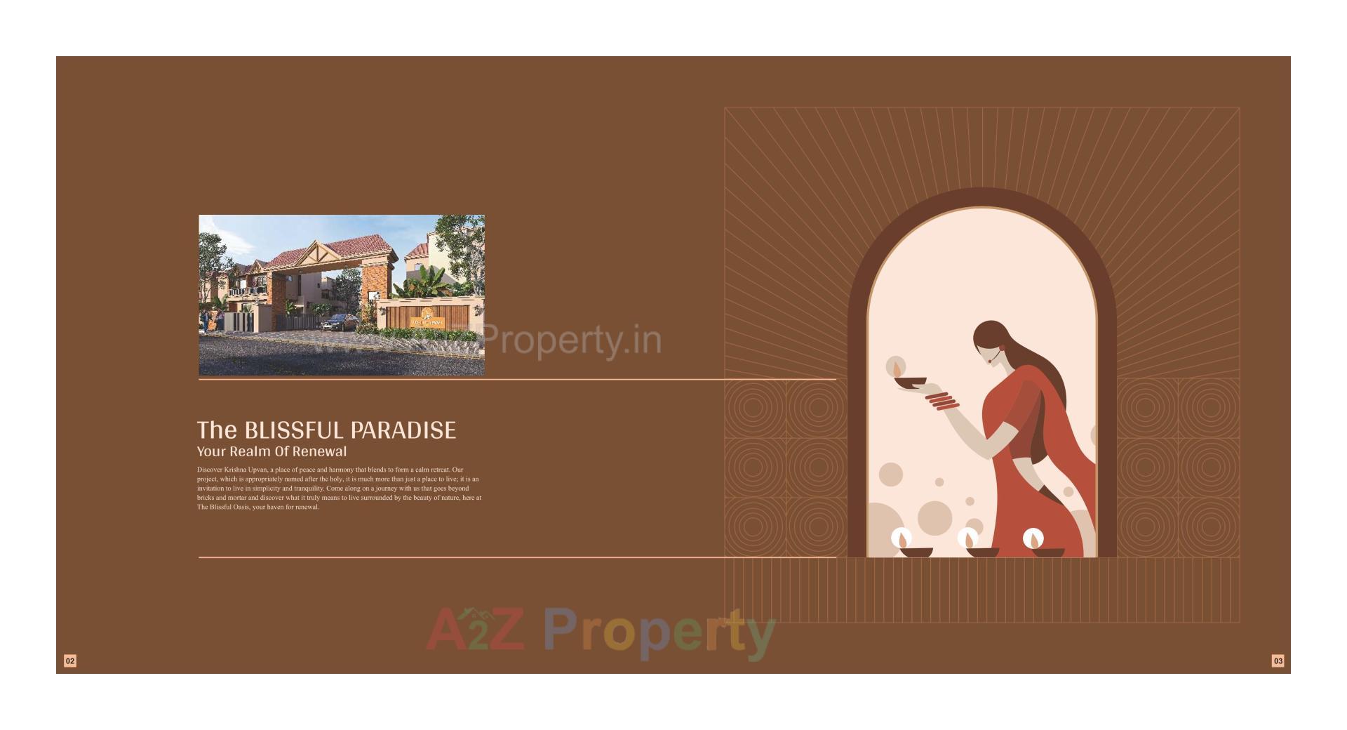  of real estate project Krishna Upvan located at Varnama, Vadodara, Gujarat